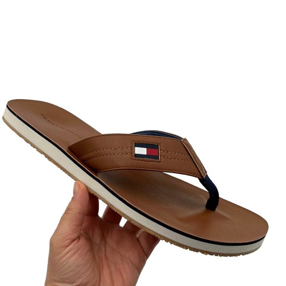 Tommy Hilfiger Dembo Mens Flip Flop Sandals Size 13 Brown Stylish & Comfortable Tommy Hilfiger Men main image 4